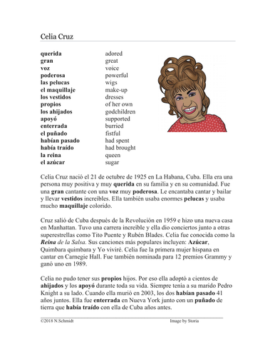 Celia Cruz Biografía: Spanish Biography