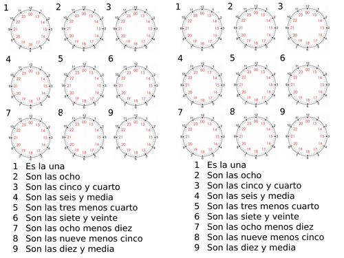Horas Spanish KS2 KS3