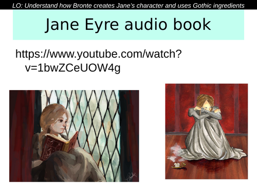 Jane Eyre Chapter two - in the Red Room KS3