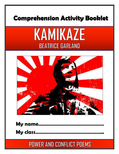 Kamikaze - Beatrice Garland - Comprehension Activities Booklet!