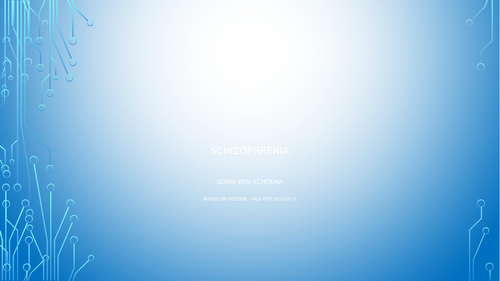 Interactionism in Schizophrenia