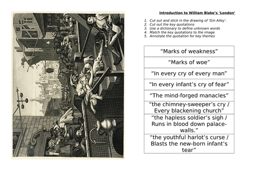 William Blake's 'London' - for AQA Literature New Spec
