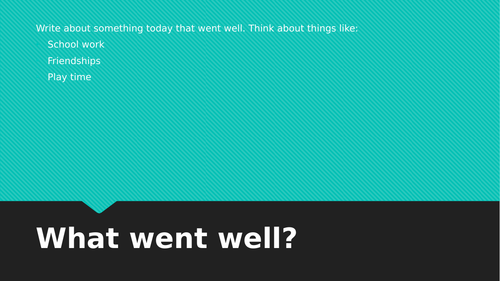 Wellbeing - Reflection Journal Activities