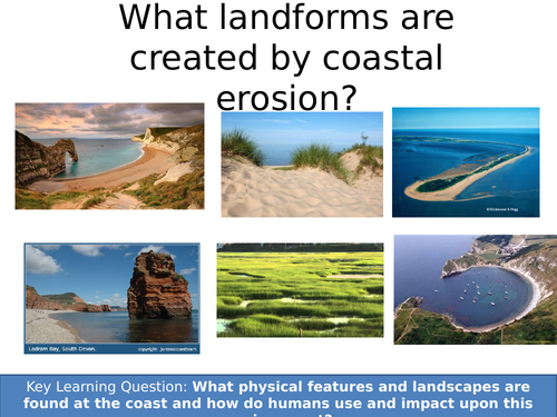 WJEC A 9-1: What landforms are created by coastal erosion?