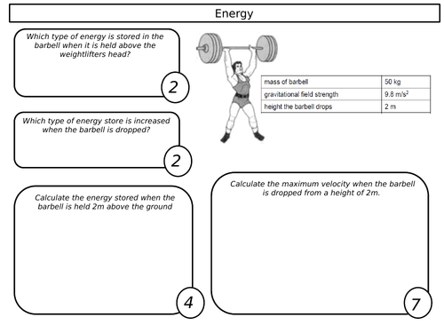 New GCSE - Physics Paper 1 revision sheets