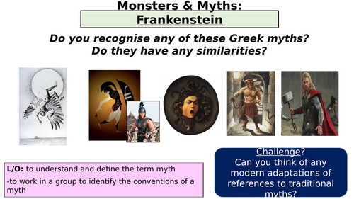 Frankenstein by Mary Shelley - Designed for KS3