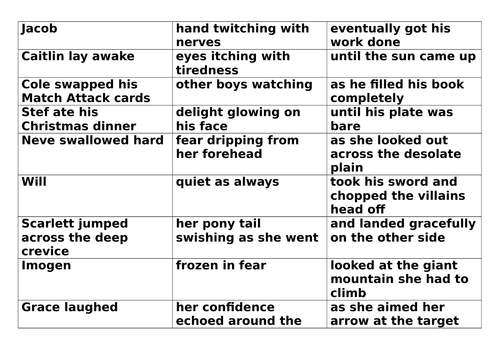 Grammar Revision Years 4-6