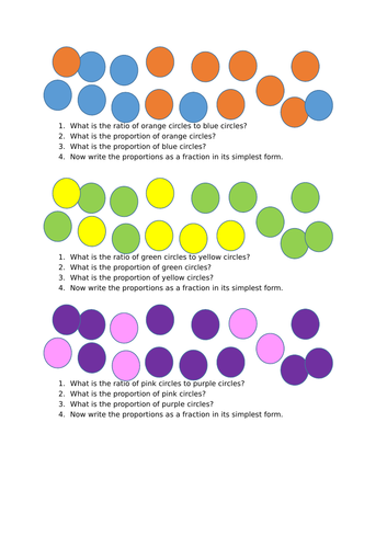 Year 5 Using Ratio to Find Proportion
