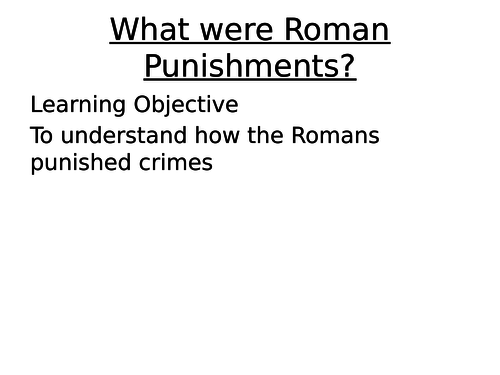 Ancient Rome punishments