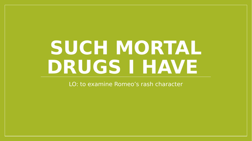 Romeo and JUliet act 5 scene 1