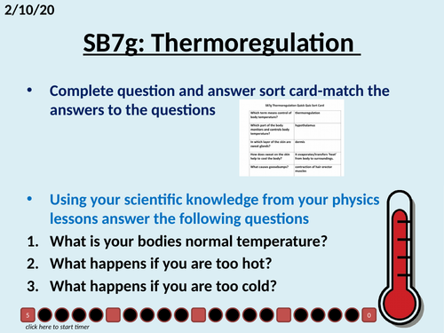SB7g Thermoregulation