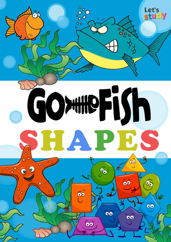 GO FISH game. Shapes