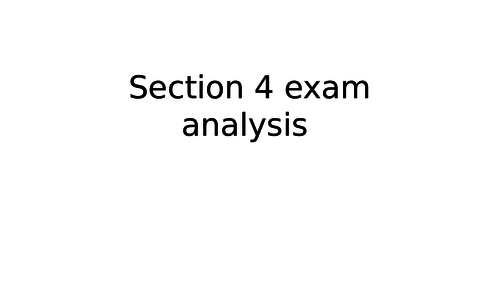 NEW AQA AS Biology End of Section 4 Exam