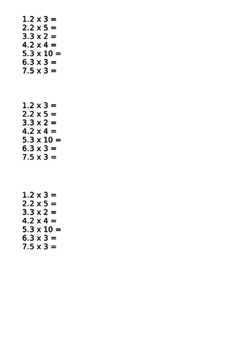 Inverse KS1 year 2