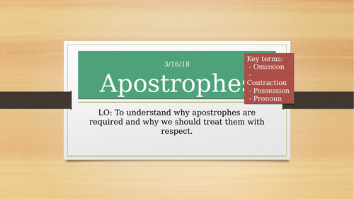 The Definitive Guide to Apostrophes