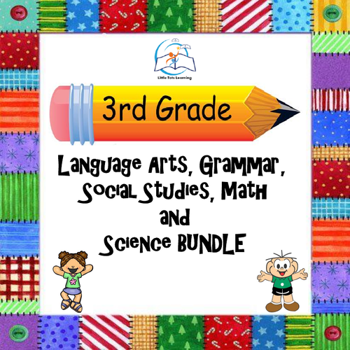 Whiteboard 3rd Grade Language Arts | Grammar | Math | Social Studies | Science