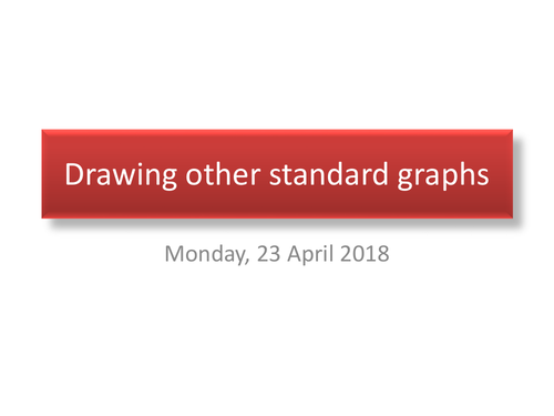 Drawing other standard graphs