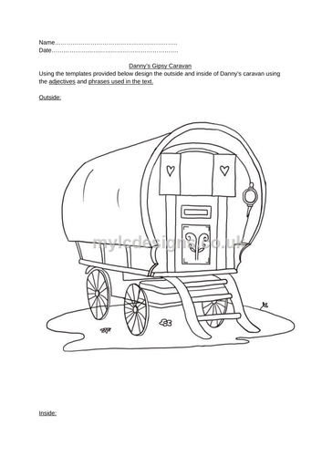 Danny Champion of The world - Gypsy Caravan Starters, Presentation and Activity