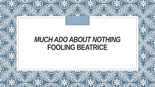 much-ado-about-nothing-act-3-teaching-resources