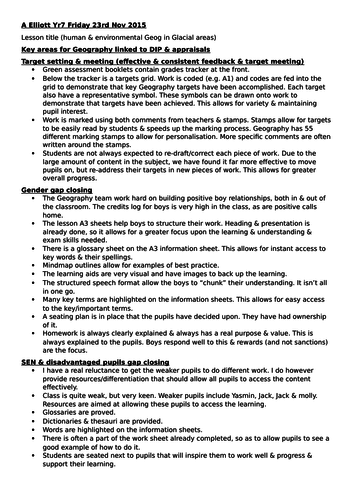 lesson effects of tourism in glacial areas human environmental geography 1-9 gcse ks3 (5 resources)