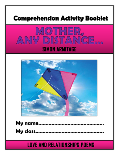 Mother, Any Distance Comprehension Activities Booklet!