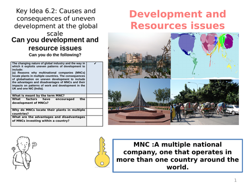 Development and Resources - MNCs