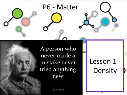 P6 - Lesson 1 - Density