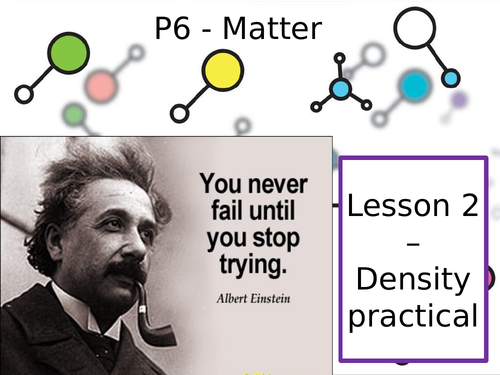 P6 - Lesson 2 - Density Practical