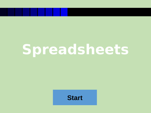 Parts of a Spreadsheet
