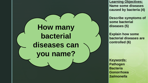 Types of Communicable Disease Lesson Pack
