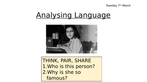 AQA English Language Paper 2 Question 3 Lesson