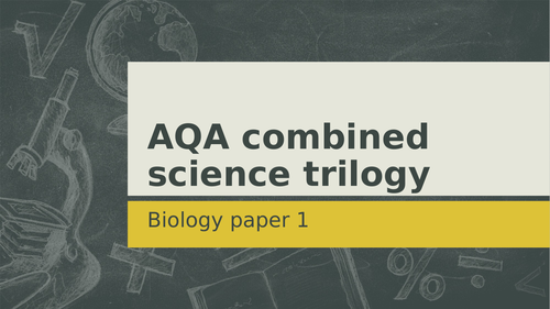 AQA combined science trilogy (Biology) summary paper 1