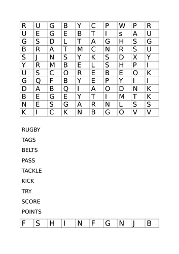 Word search | Teaching Resources