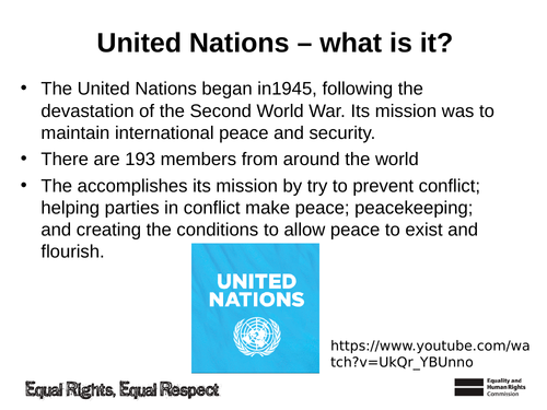 UN and diversity assembly