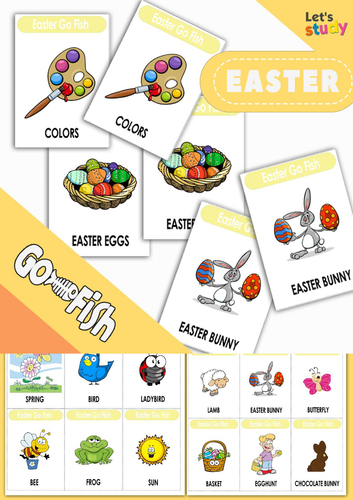 Easter Go Fish Card Game (have/have got)