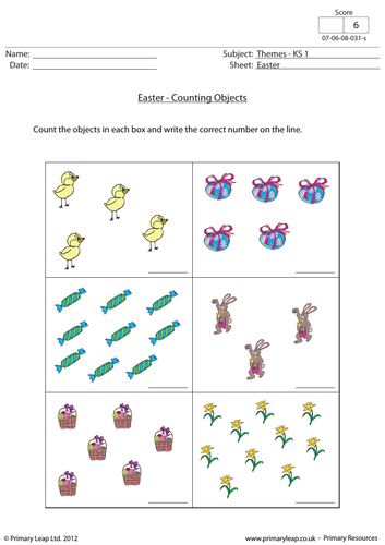 Easter Resource - Counting Objects