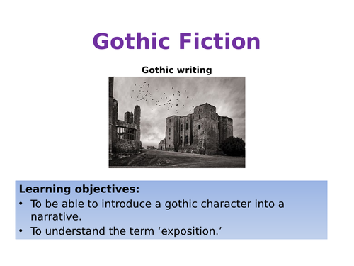 Gothic and Exposition - AQA English Language Paper 1 - Section B