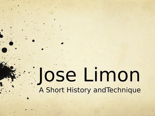 Jose Limon Powerpoint