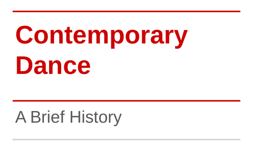 Contemporary Dance - A Brief History PowerPoint