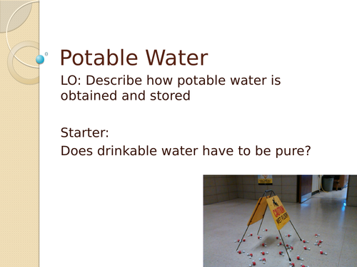 Potable Water Lesson