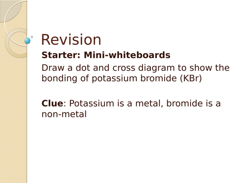 Chemical Bonding Revision Quiz