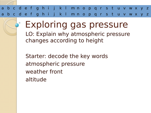 Exploring Gas Pressure