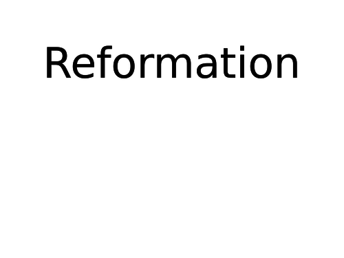 Revision: Henry and his ministers flash cards - The Reformation