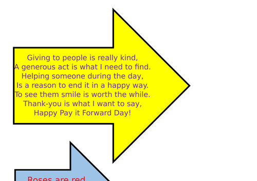 Pay it Forward Day Display