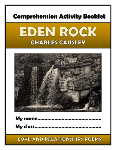 Eden Rock - Charles Causley - Comprehension Activities Booklet!
