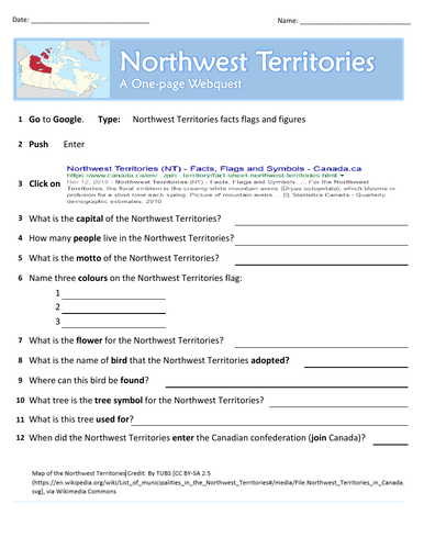 The Northwest Territory Worksheet Answers - Promotiontablecovers
