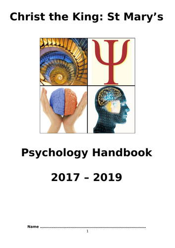 AQA A Level Psychology Handbook