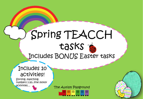 Spring and Easter TEACCH Tasks and activities - Independent Autism Activities