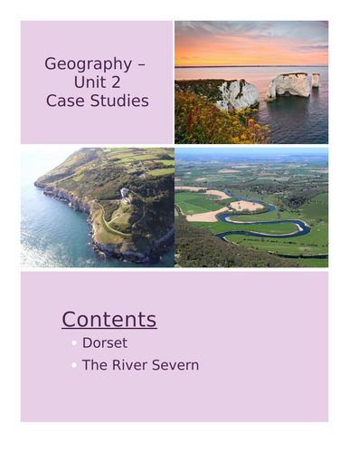 Rivers and Coasts Case Studies (Swanage / River Severn / Storm Hydrograph)