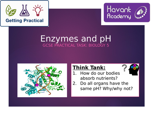 AQA Trilogy compulsory practical: Enzymes and pH